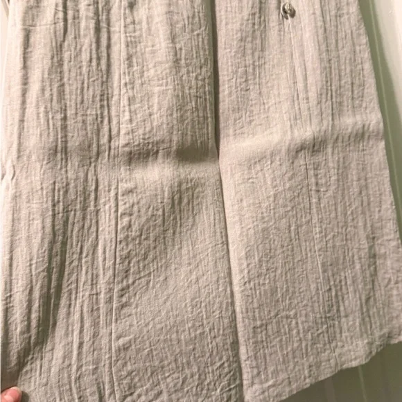 Sarah Collection Textured Cream Skirt / Blazer Set - Picture 15 of 15